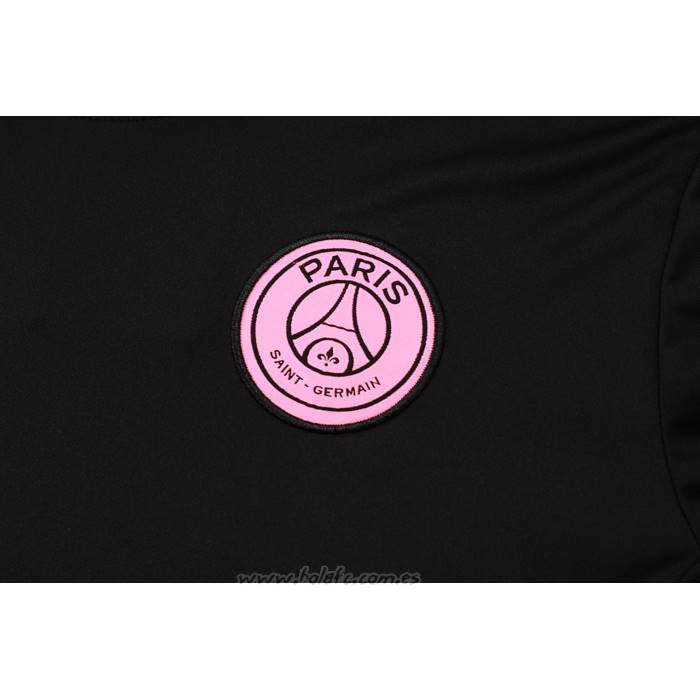 Chandal del Paris Saint-Germain Jordan Manga Corta 2024-2025 Negro - Pantalon Corto